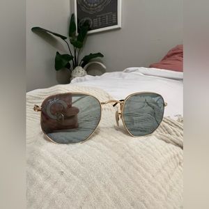RayBan Hexagon Mirrored Sunglasses